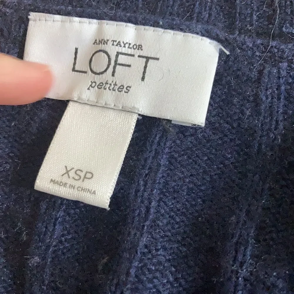 Loft navy sweater